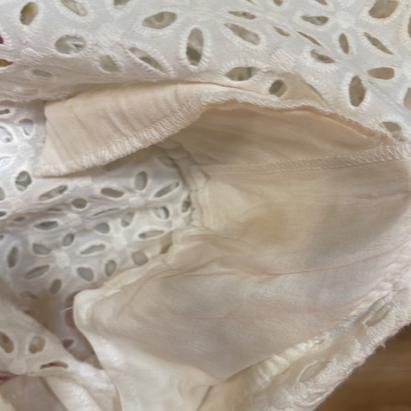 Fuego cotton eyelet embroidered white 3/4 sleeve jacket IT44 US8 - Picture 14 of 14